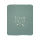 Ocean Child Sherpa Blanket